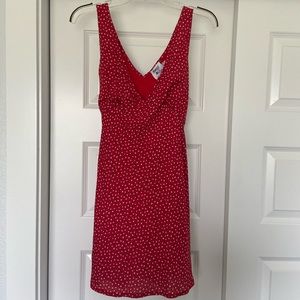 Princess Polly Nellie Mini Dress Red Floral